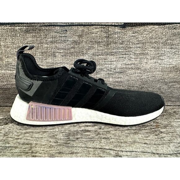 Adidas Women's NMD R1 Parley Magic Mauve Black Running Shoes - Picture 8 of 12